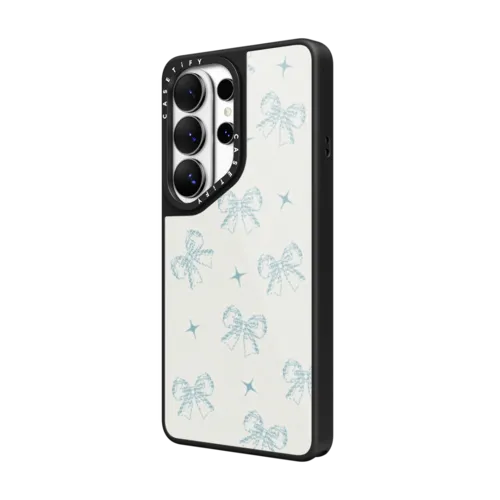 Blue Dreamy Ribbon | Galaxy S26 Ultra / Glaze Magnetic Case / Black | Image 2
