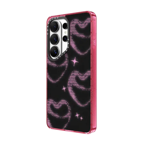 Dreamy Heart - Black | Galaxy S26 Ultra / Impact Magnetic Case / Primrose Pink | Image 2