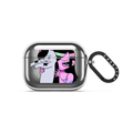 LIVE FOR MY CAT | AirPods Pro 3 / Earbuds Mirror Case / Silver | Image 1