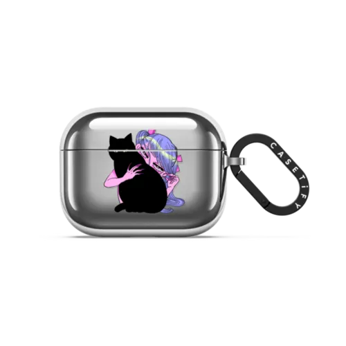 MY PRECIOUS MONSTER | AirPods Pro 3 / Earbuds Mirror Case / Silver | Image 1