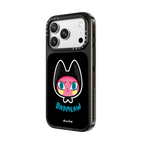 Happy Face | iPhone 18 Pro Max / Impact Case MagSafe Compatible - Glossy / Glossy Black | Image 2