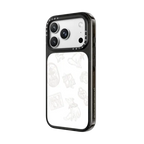 Maison Kitsuné Art Nouveau Stamps Case | iPhone 18 Pro Max / Impact Case MagSafe Compatible - Glossy / Glossy Black | Image 2