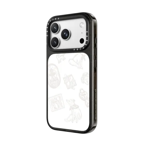 Maison Kitsuné Art Nouveau Stamps Case | iPhone 18 Pro Max / Impact Case MagSafe Compatible - Glossy / Glossy Black | Image 2