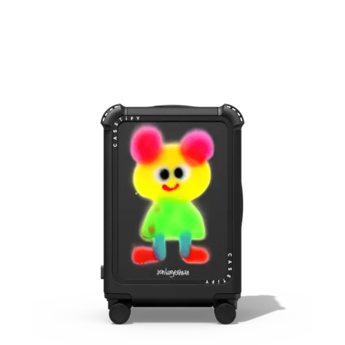 Bertie | 21" Carry-On Suitcase / Bounce Suitcase / Matte Black | Image 1