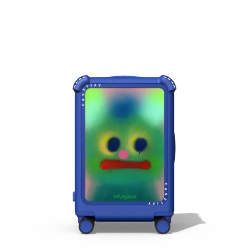 Green | 21" Carry-On Suitcase / Bounce Suitcase / Cobalt Blue | Image 1