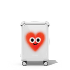Soft Heart | 21" Carry-On Suitcase / Bounce Suitcase / Glossy Cloud White | Image 1