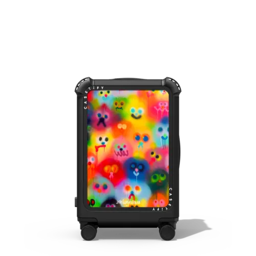 KALEIDOSCOPE | 21" Carry-On Suitcase / Bounce Suitcase / Matte Black | Image 1