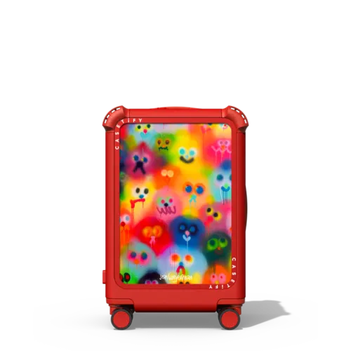 KALEIDOSCOPE | 21" Carry-On Suitcase / Bounce Suitcase / Cherry Red | Image 1