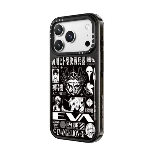 Evangelion 30th Anniversary Pattern Case | iPhone 18 Pro Max / Impact Case MagSafe Compatible - Glossy / Glossy Black | Image 2
