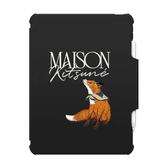 Maison Kitsuné Bandana Fox Tablet Case (Folio Case) | Image 1