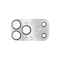 Flower Blossom | iPhone 17 Pro Max (Lens Protector) / Mirror Camera Lens Protector / Silver | Image 1