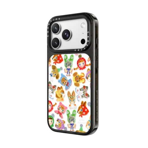 Candy Face Party | iPhone 18 Pro Max / Impact Case MagSafe Compatible - Glossy / Glossy Black | Image 2
