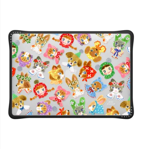 Candy Face Party | MacBook Air 13-inch (M1 / Intel) / MacBook Impact Case / Black | Image 2