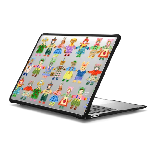 Holding Paws | MacBook Air 13-inch (M1 / Intel) / MacBook Impact Case / Black | Image 1