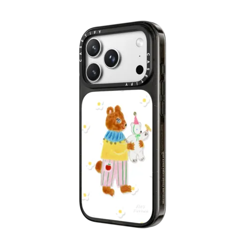 Bear Hugs | iPhone 18 Pro Max / Impact Case MagSafe Compatible - Glossy / Glossy Black | Image 2