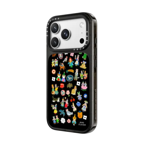 Tiny Stickers Club | iPhone 18 Pro Max / Impact Case MagSafe Compatible - Glossy / Glossy Black | Image 2