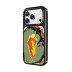 Volcanic Flare Phone Case | iPhone 18 Pro Max / Impact Case MagSafe Compatible - Glossy / Glossy Black | Image 2