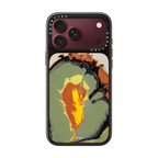 Volcanic Flare Phone Case | iPhone 18 Pro Max / Impact Case MagSafe Compatible - Glossy / Glossy Black | Image 1