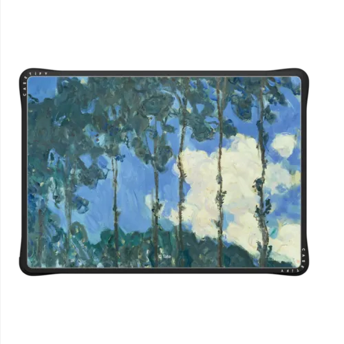 Poplars on the Epte Laptop Case | MacBook Pro 14-inch (M1 - M5) / MacBook Impact Case / Black | Image 2