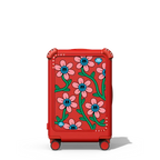 Keep Blooming | 21" Carry-On Suitcase / Bounce Suitcase / Cherry Red | Image 1