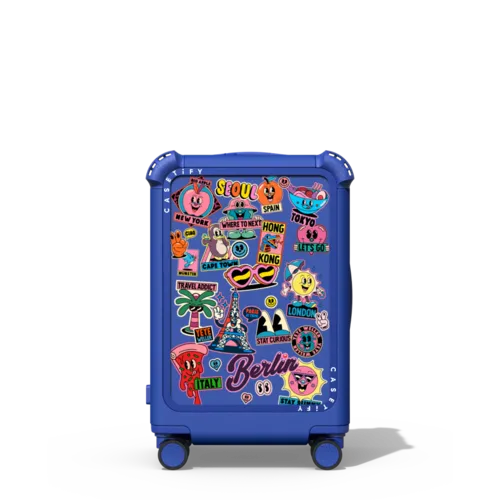 Travel Tales | 21" Carry-On Suitcase / Bounce Suitcase / Cobalt Blue | Image 1