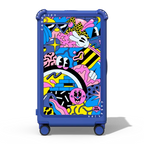 Vivid Vibes Blue | 29" Check-In Trunk Suitcase / Bounce Suitcase / Cobalt Blue | Image 1