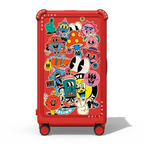 Super Sticker | 29" Check-In Trunk Suitcase / Bounce Suitcase / Cherry Red | Image 1