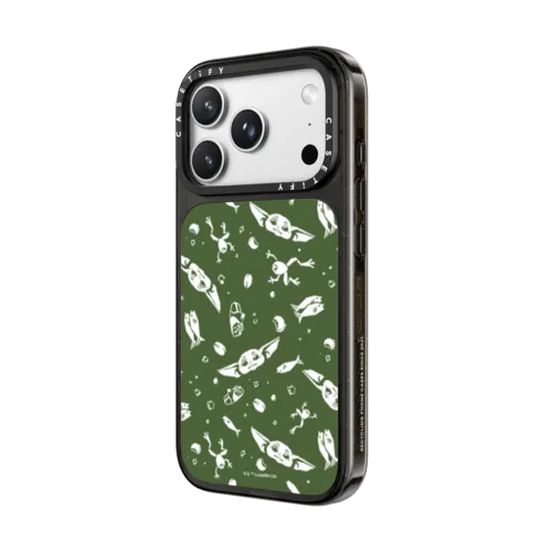 Grogu Pattern Case | iPhone 18 Pro Max / Impact Case MagSafe Compatible - Glossy / Glossy Black | Image 2