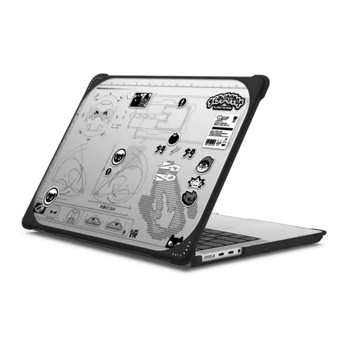 AMMEND.FINAL.01 | MacBook Pro 14-inch (M1 - M5) / MacBook Bounce Case / Black | Image 1