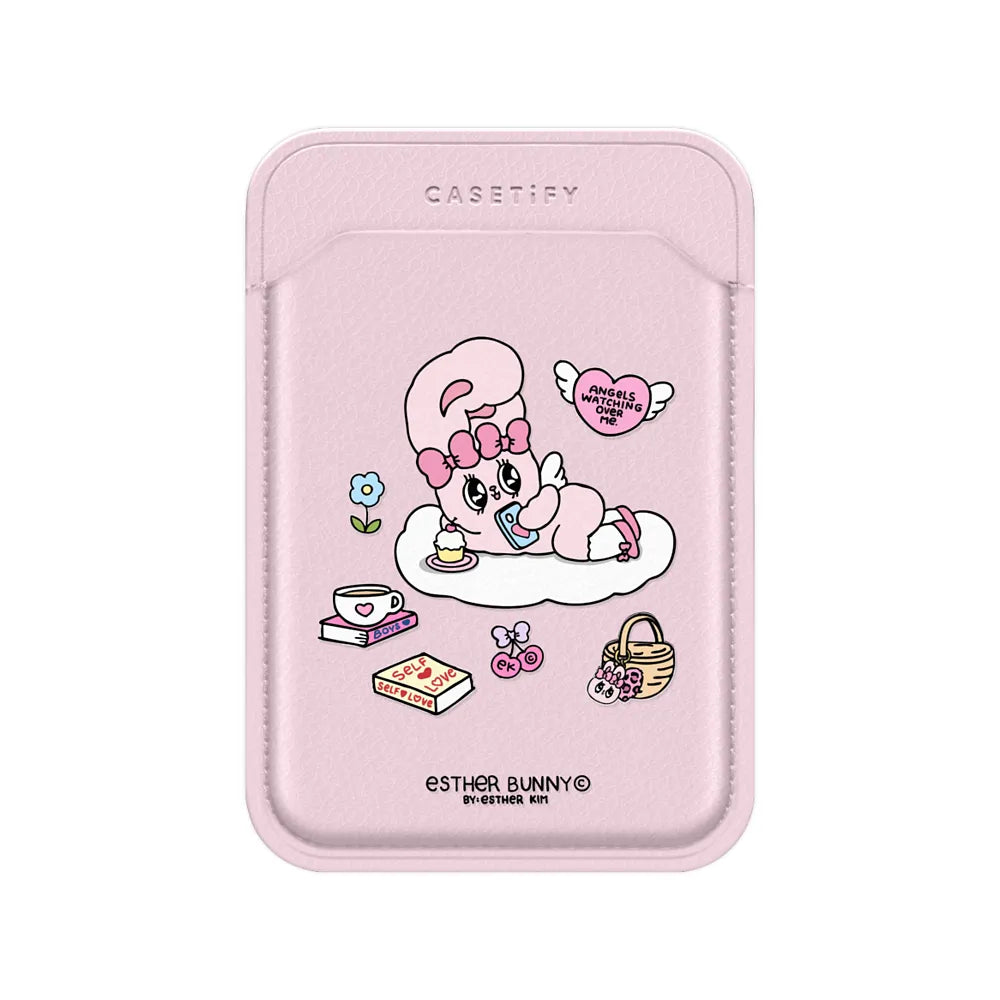 Esther Bunny Loves Me Time magsafe wallet