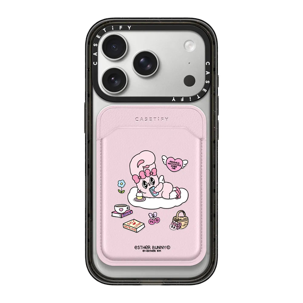 Esther Bunny Loves Me Time magsafe wallet | Image 1