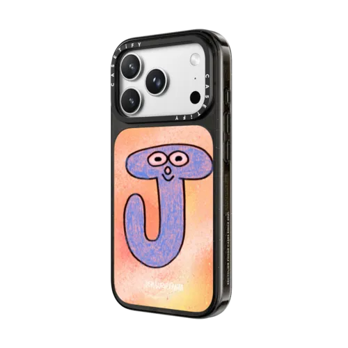 Jon Burgerman Custom Case | iPhone 18 Pro Max / Impact Case MagSafe Compatible - Glossy / Glossy Black | Image 2