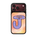 Jon Burgerman Custom Case | iPhone 18 Pro Max / Impact Case MagSafe Compatible - Glossy / Glossy Black | Image 1