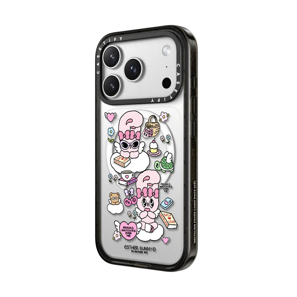 Esther Bunny Chill Cloud Stickers Phone Case