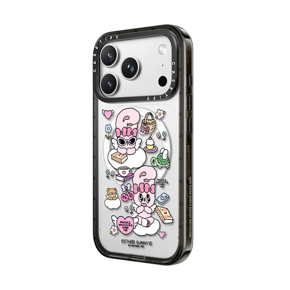 Esther Bunny Chill Cloud Stickers Phone Case
