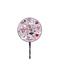 Esther Bunny StickerMania magsafe wireless charger |   / PowerThru Magnetic Wireless Charger MagSafe Compatible / Black | Image 1