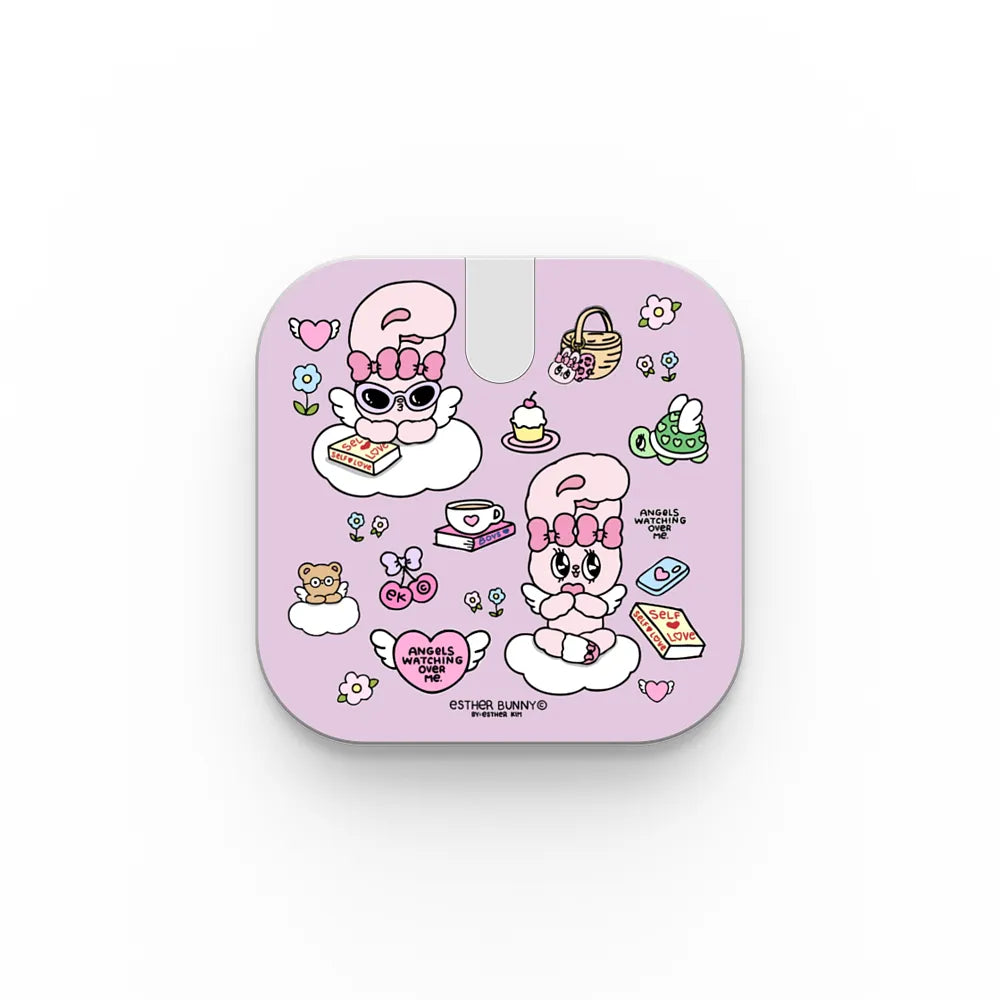 Esther Bunny Chill Cloud Stickers 2-in-1 wireless charger