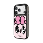 Esther Bunny Full Face Phone Case | iPhone 18 Pro Max / Impact Case MagSafe Compatible - Glossy / Glossy Black | Image 2