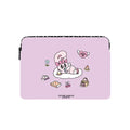 Esther Bunny Chill Cloud Stickers Laptop Sleeve | Image 1