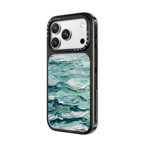 Minty Sea | iPhone 18 Pro Max / Impact Case MagSafe Compatible - Glossy / Glossy Black | Image 2