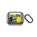 Smiley Sticker Earbuds Case | AirPods Pro 3 / Earbuds Mirror Case / Silver | Image 1