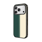 stripes green and beige