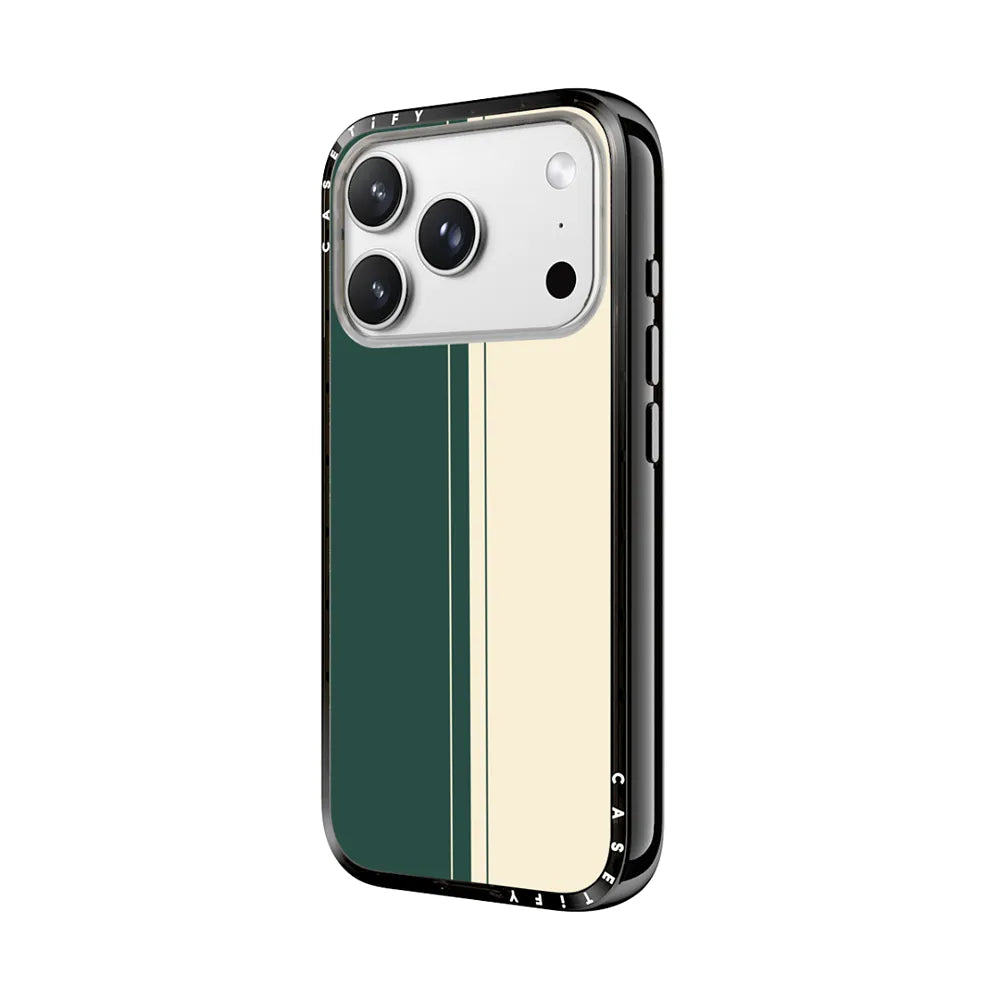 stripes green and beige