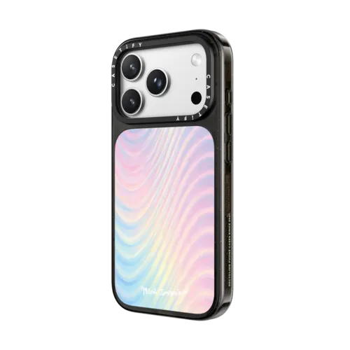 Wavy Mood | iPhone 18 Pro Max / Impact Case MagSafe Compatible - Glossy / Glossy Black | Image 2