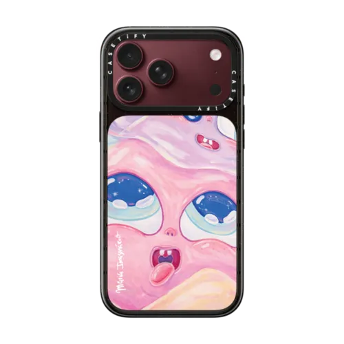 Wobbly Friends | iPhone 18 Pro Max / Impact Case MagSafe Compatible - Glossy / Glossy Black | Image 1