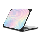 Wavy Mood | MacBook Pro 14-inch (M1 - M5) / MacBook Bounce Case / Black | Image 1