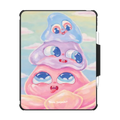 Wobbly Friends | iPad Pro 13-inch (M4/M5) / iPad Impact Folio Case / Black | Image 1