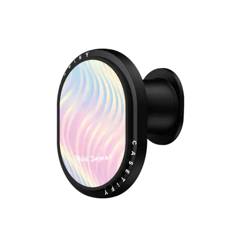 Wavy Feelings | PowerThru Wireless Car Charger / PowerThru Wireless Car Charger MagSafe Compatible  / Black | Image 1