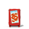 Spicy Spicy Spicy | 21" Carry-On Suitcase / Bounce Suitcase / Cherry Red | Image 1