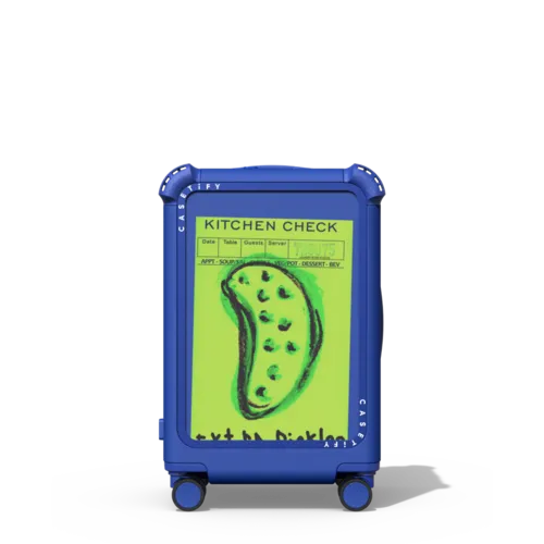 Extra Pickles | 21" Carry-On Suitcase / Bounce Suitcase / Cobalt Blue | Image 1